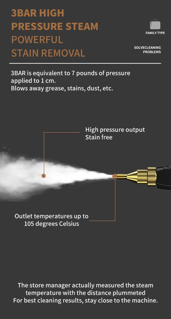 Pressure Steam Stain Removal