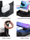 30W Dock Universal Charge 4 6 in 1 Fast Charger Stand Charging Wireless Charger 3in1 Station for Mobiles & Watch Phone